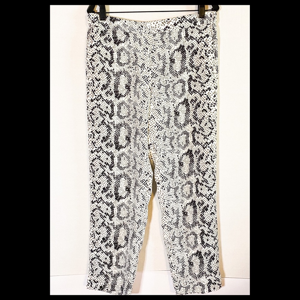 J. Crew size 14 Jamie pants, snake print
